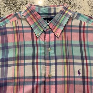 Ralph Lauren Men’s Multicolored Button Down Shirt Classic Fit Size Large
